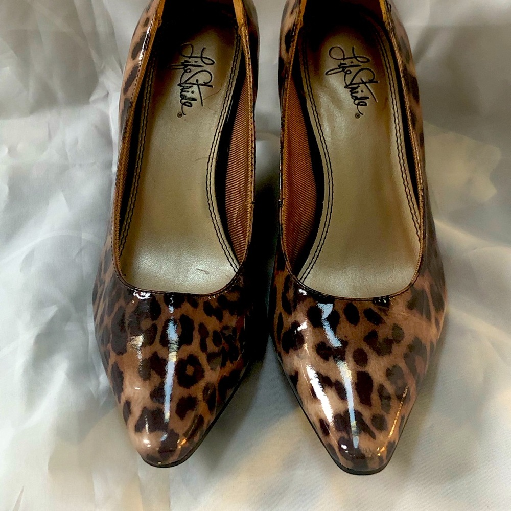 Leopard heels
